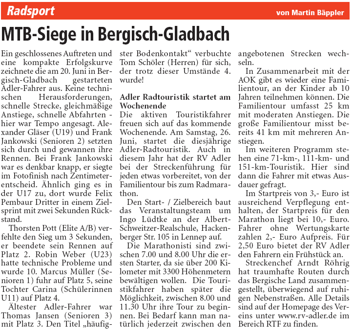 LA zu X-Hardt & RTF Vorbericht