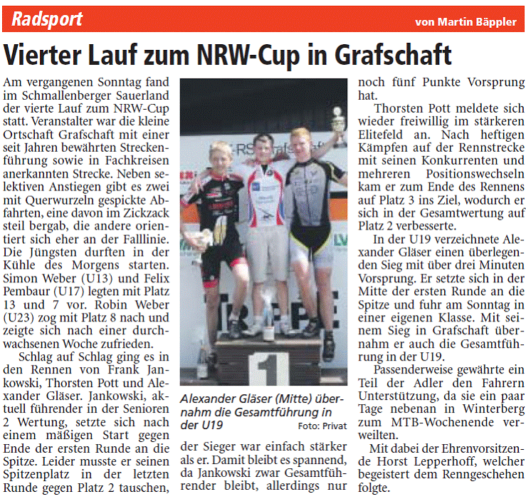 LA zu XCO Grafschaft 2010