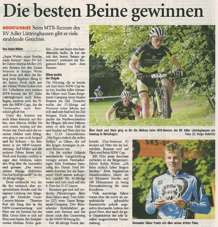 RGA zu Finale NRW Cup in Remscheid