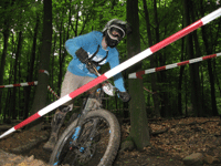 bei der Downhill Vereinsmeisterschaft 2013