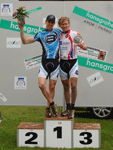 Robin & Thorsten auf dem Solinger Podium