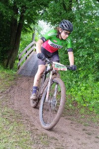 Lukas im Rennen