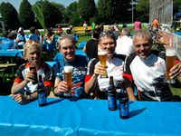 Nach dem Marathon in Herbern...ein verdientes Weizenbier!